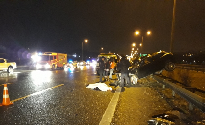 Ankara’da feci kaza: 1 ölü, 1 yaralı