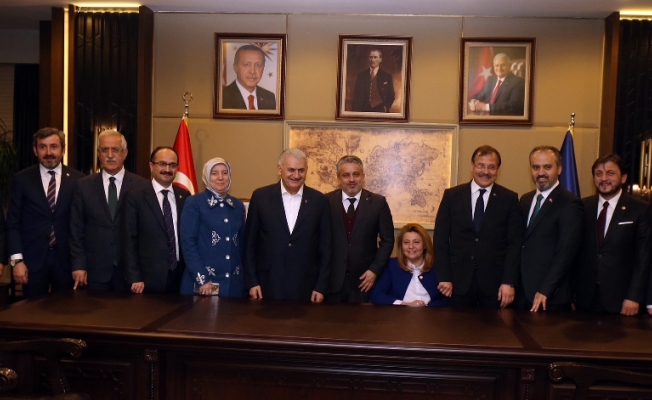 Başbakan Yıldırım’dan Alinur Aktaş’a ziyaret