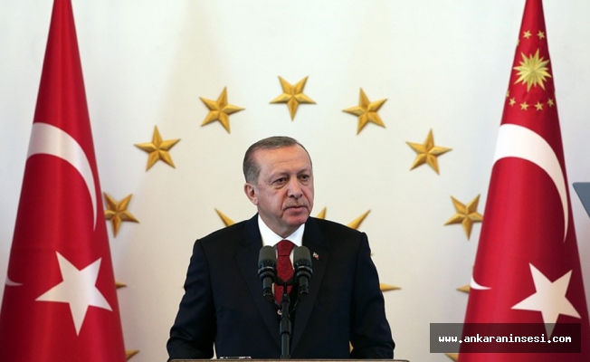 Cumhurbaşkanı Erdoğan, TBMM Başkanı Kahramanı kabul etti