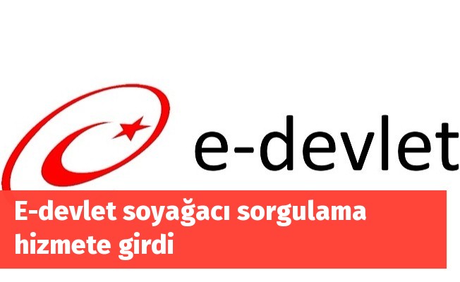 E-devlet soyağacı sorgulama hizmete girdi