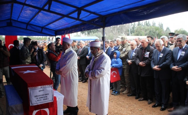 Hataylı Afrin şehidini binler uğurladı