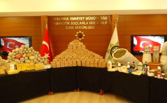 İstanbul’da uyuşturucu operasyonları: Yaklaşık 350 kilo
