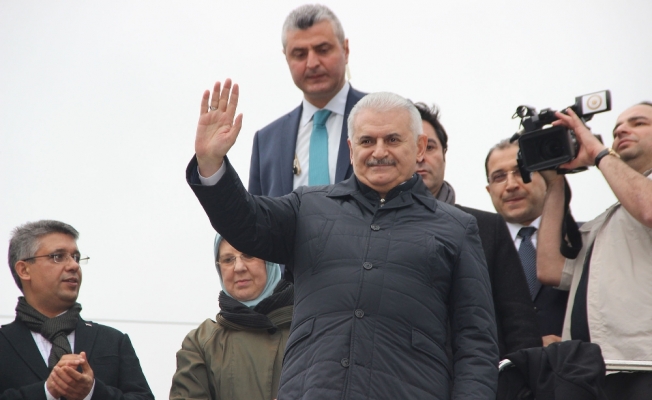 Manisa’da Başbakan Yıldırım’dan tünel müjdesi