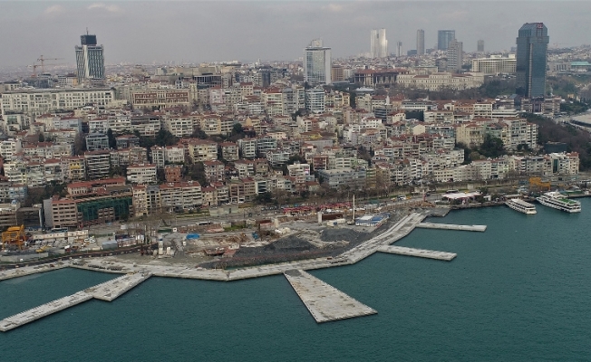 Martı Projesindeki son durum havadan görüntülendi