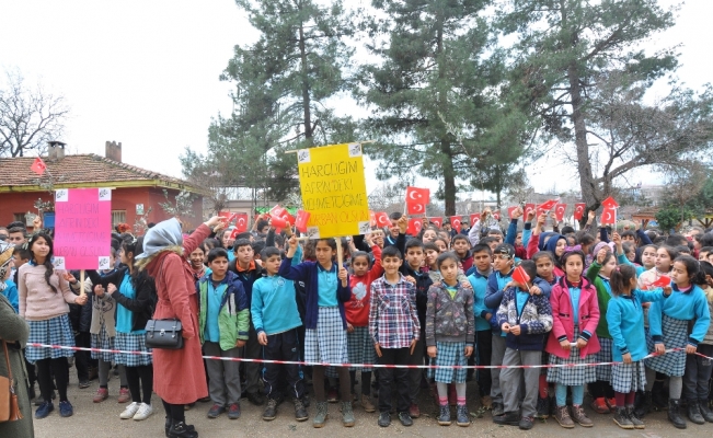 Okul harçlıklarını Afrin’e gönderdiler