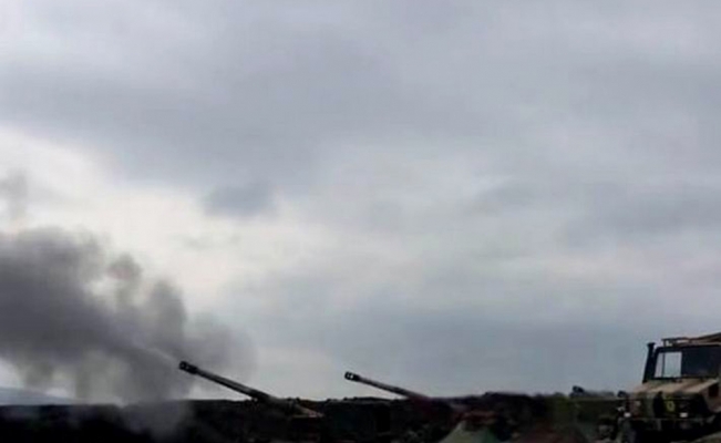 PYD hedefleri ateş destek vasıtalarıyla vuruluyor