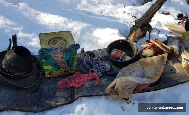 Tunceli’de hainlerin sığınakları imha edildi