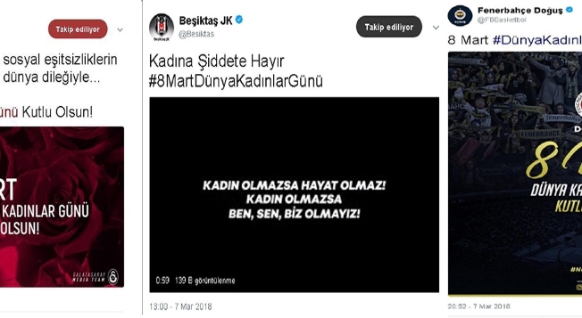 3 büyüklerden Kadınlar Günü mesajı