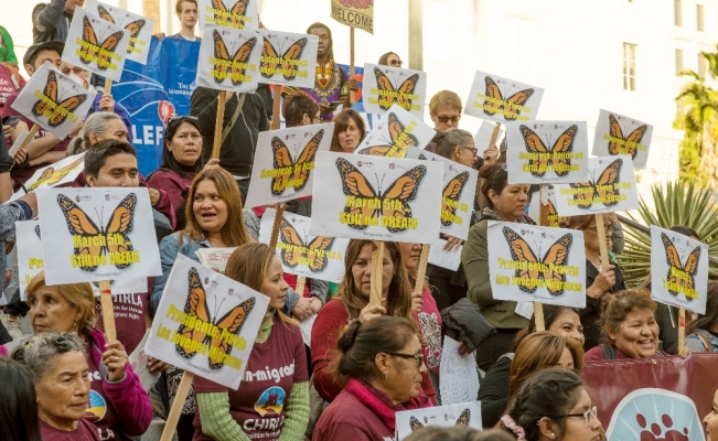 ABD’de göçmenlerden Trump protestosu