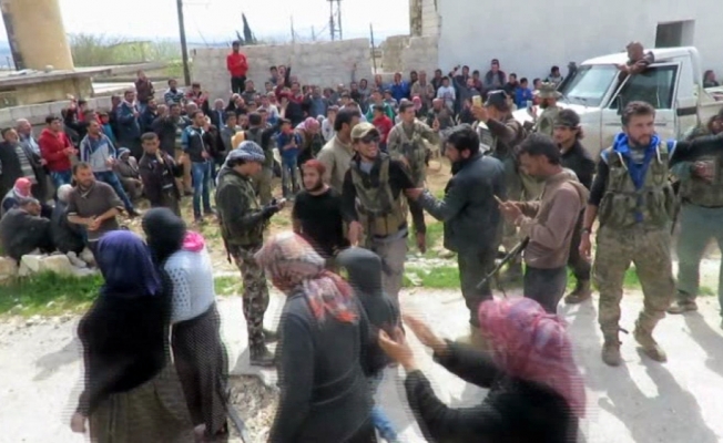 Afrin köylerinde ÖSO’ya sıcak karşılama