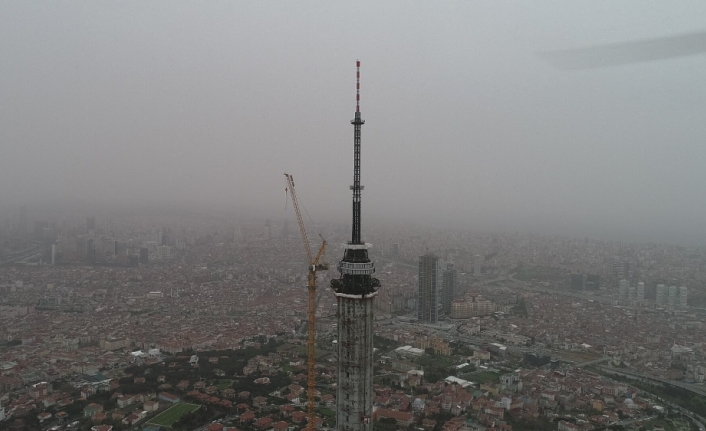 Çamlıca Kulesinin anteninde sona gelindi