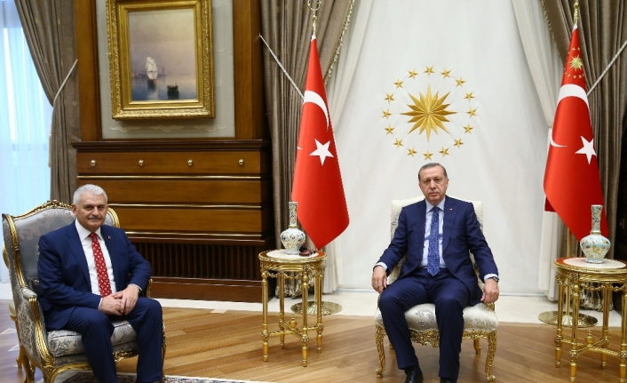 Cumhurbaşkanı Erdoğan, Başbakan Yıldırım’ı kabul etti