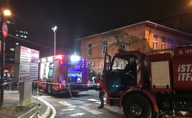 İstanbul Üniversitesi Tıp Fakültesi Acil Servisinde yangın