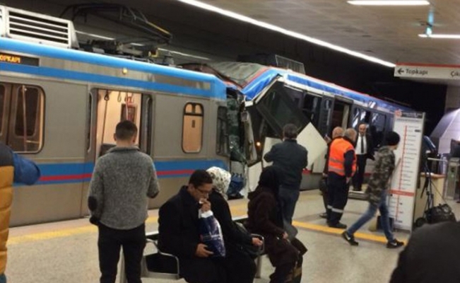 İstanbul’da tramvaylar çarpıştı: 1 yaralı