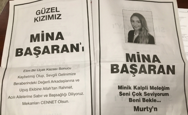 Mina Başaran’ın nişanlısından duygulandıran ilan