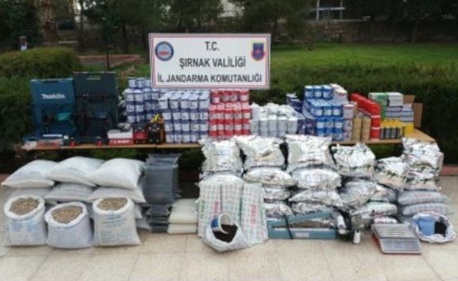 Şırnak’ta 154 bin lira değerinde kaçak malzeme ele geçirildi
