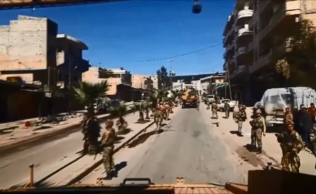 TSK Afrin şehir merkezinden görüntü paylaştı
