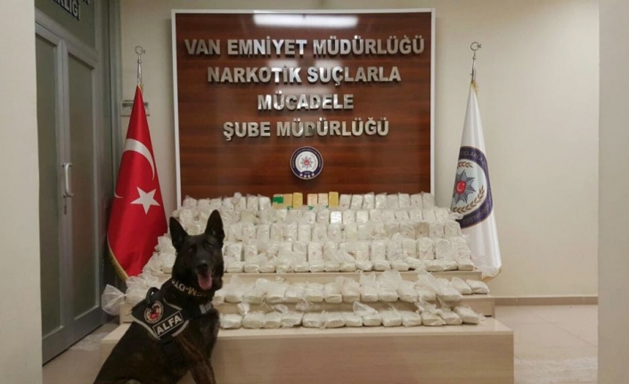 Van’da 171, 5 kilo eroin ele geçirildi