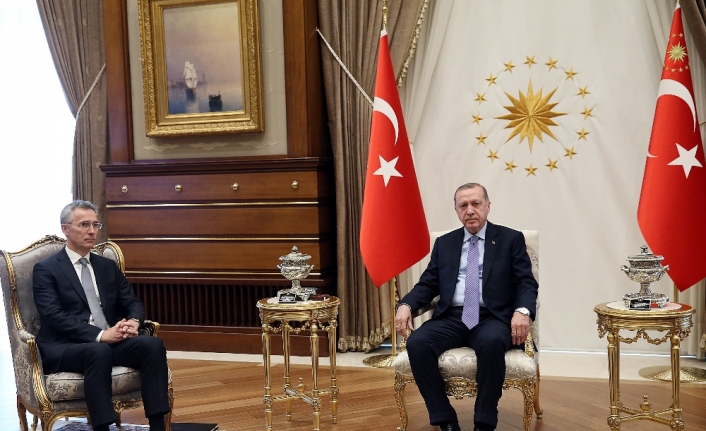 Cumhurbaşkanı Erdoğan ile Stoltenberg Suriye’yi görüştü
