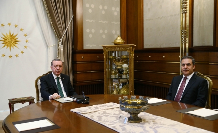 Erdoğan, MİT Müsteşarı Fidan’ı kabul etti