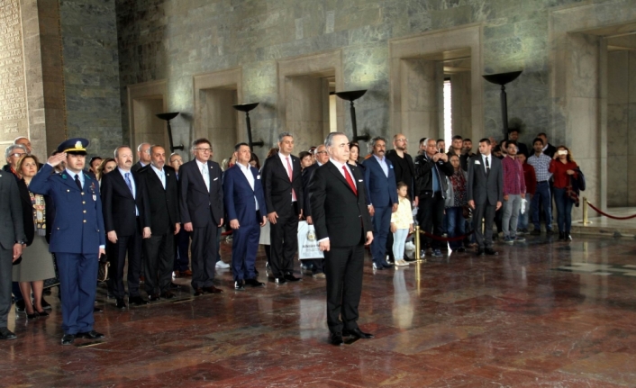 Galatasaray yönetimi Anıtkabir’de