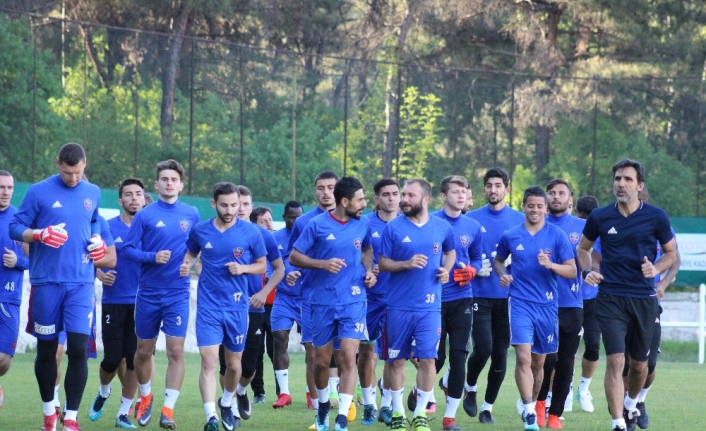 Karabükspor’da Konya hazırlıkları başladı