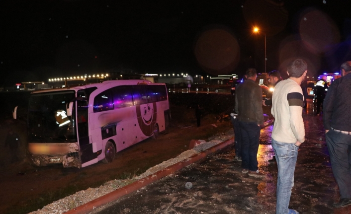 Konya’da otobüs kazası: 18 yaralı