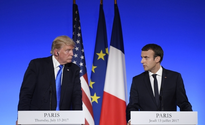 Macron ve Trump Suriye’yi görüştü