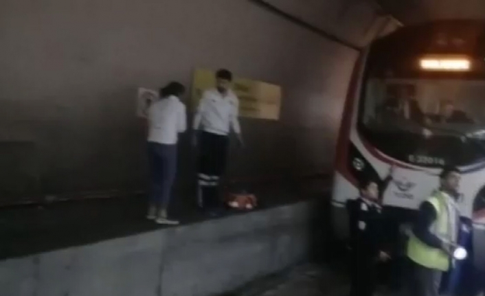 Marmaray’daki panik anları kamerada