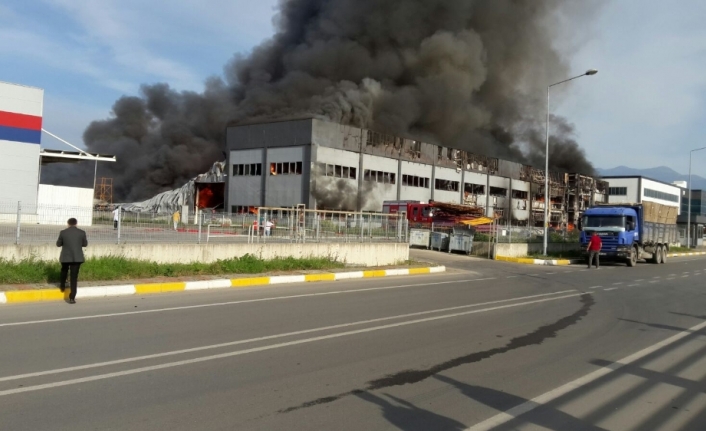 Sakarya’da fabrika yangını
