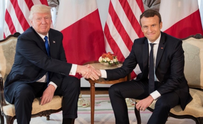 Trump Macron’u Beyaz Saray’da ağırlayacak