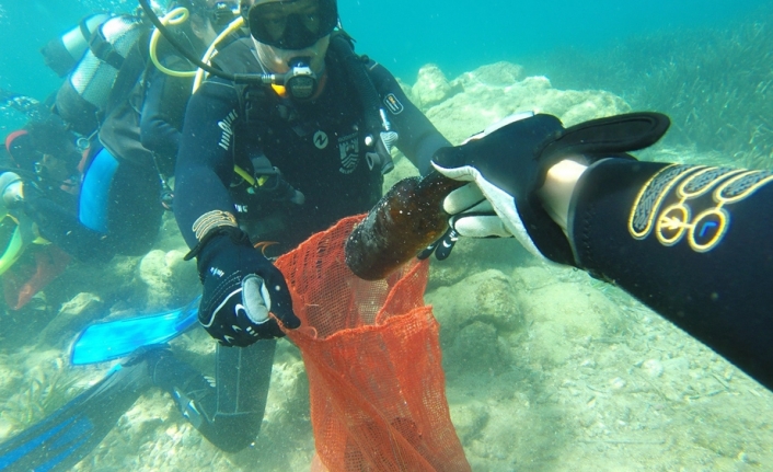 Deniz dibi temizlik çalışmaları sona erdi