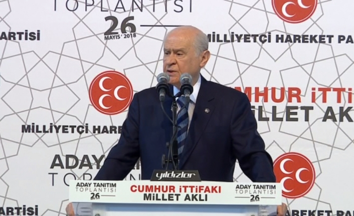 Devlet Bahçeli seçim beyannamesini açıkladı