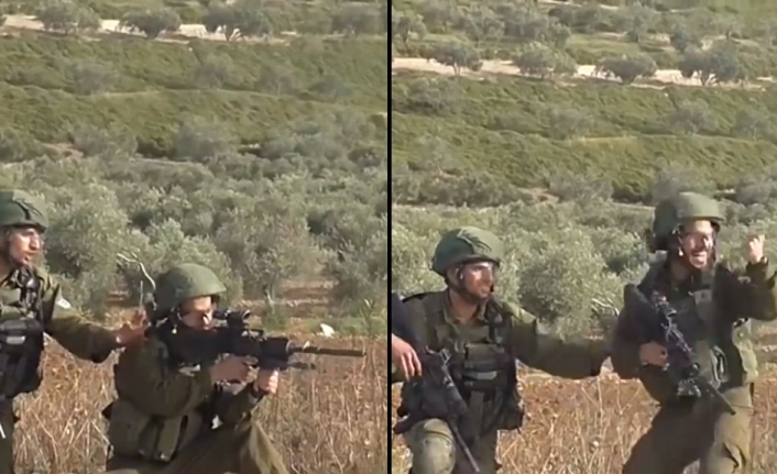 Filistinli genci vurup kahkaha attı