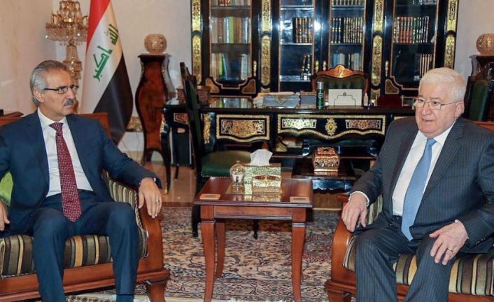 Irak Cumhurbaşkanı KDP ve KYB heyetleriyle görüştü