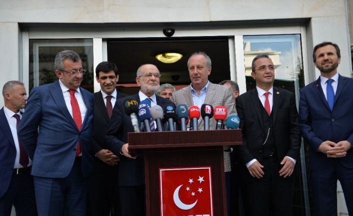 Karamollaoğlu ile İnce bir araya geldi