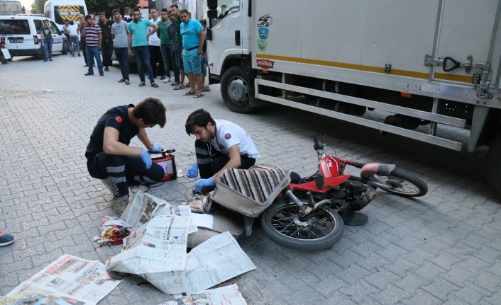 Motosiklet kazasında 1 çocuk öldü