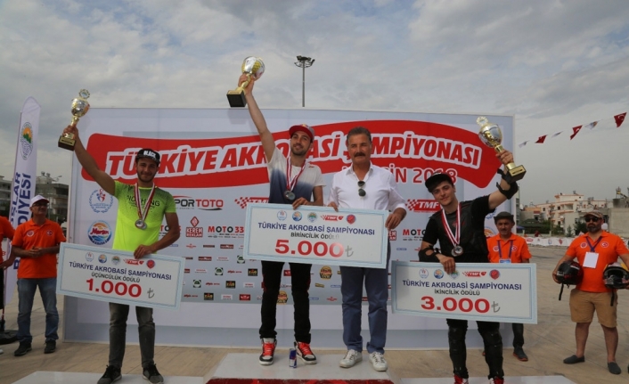 Motosiklette Türkiye Akrobasi Şampiyonası sona erdi