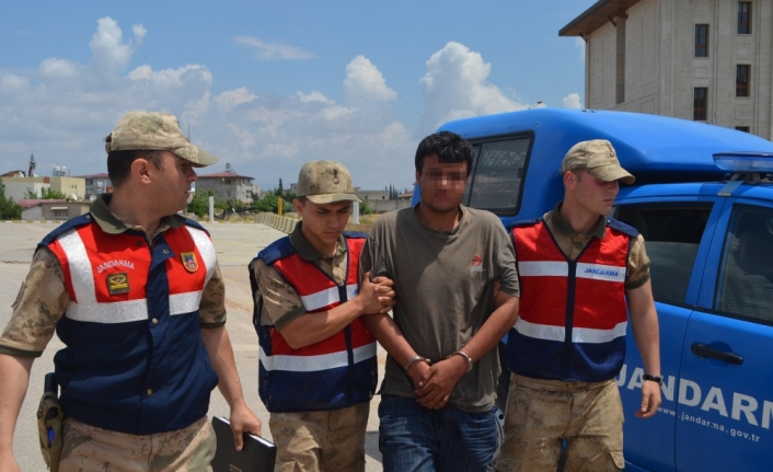 Suriye sınırında PKK’lı terörist yakalandı
