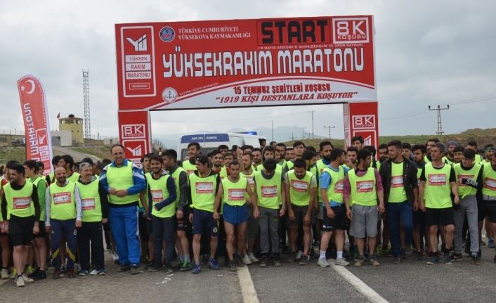 Yüksekova’da ‘Yüksekrakım Maratonu’ yapıldı