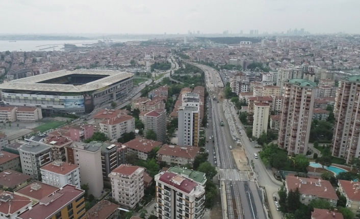 Yüzde 78’i tamamlanan YHT projesi havadan görüntülendi