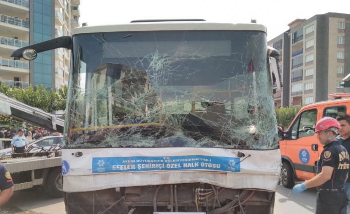 Aydın’da 2 otobüs çarpıştı: 12 yaralı