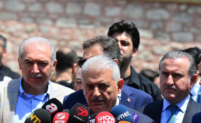 Başbakan da cenaze töreninde