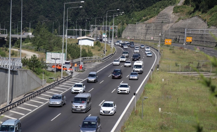 Bolu’da bayram trafiği yoğunluğu