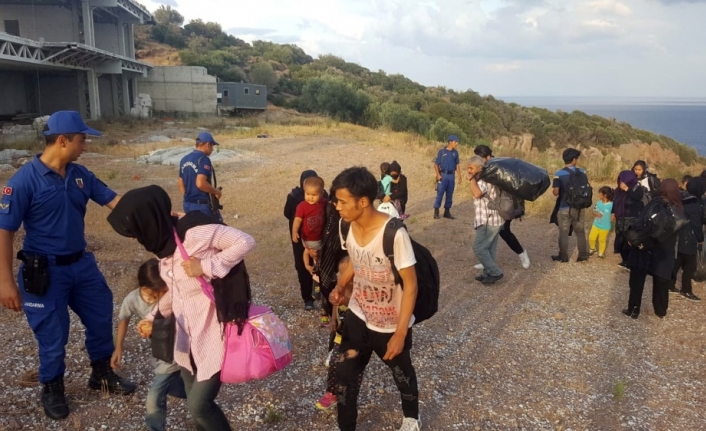 Çanakkale’de 75 kaçak göçmen yakalandı