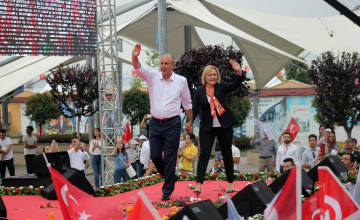 Cumhurbaşkanı adayı Muharrem İnce Yalova’daydı