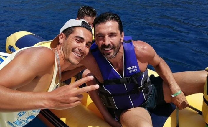 Efsane kaleci Buffon Bodrum’da