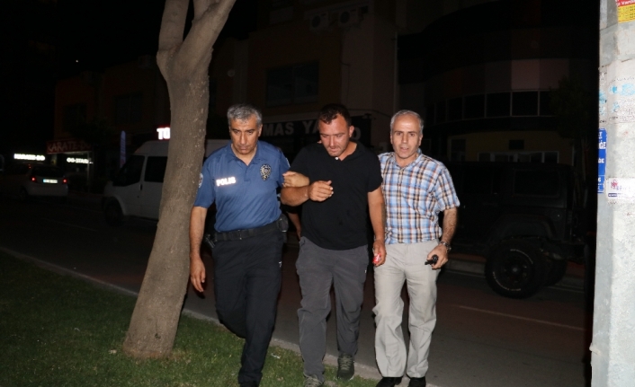 Eşi çocuklarını göstermeyince intihara kalkıştı