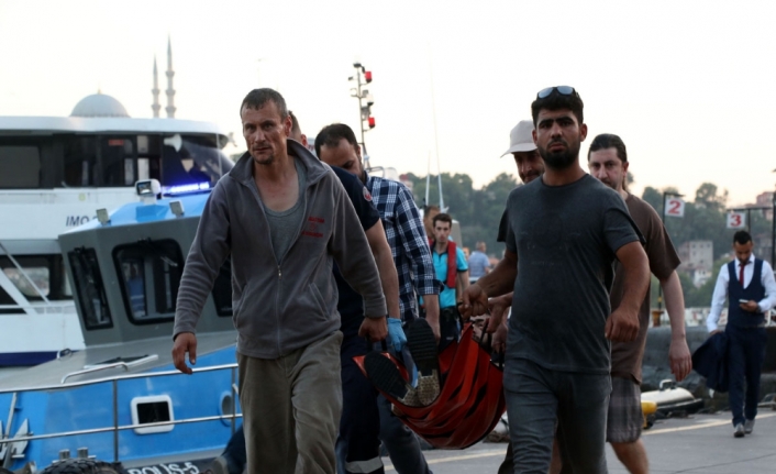 Haliç’te intihar girişimi