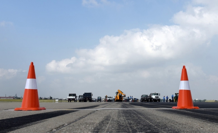 İncirlik Hava Üssü’nde pist onarımı tamamlandı